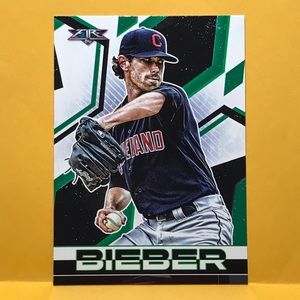 2021 Topps Fire #50 Shane Bieber Cleveland Indians
